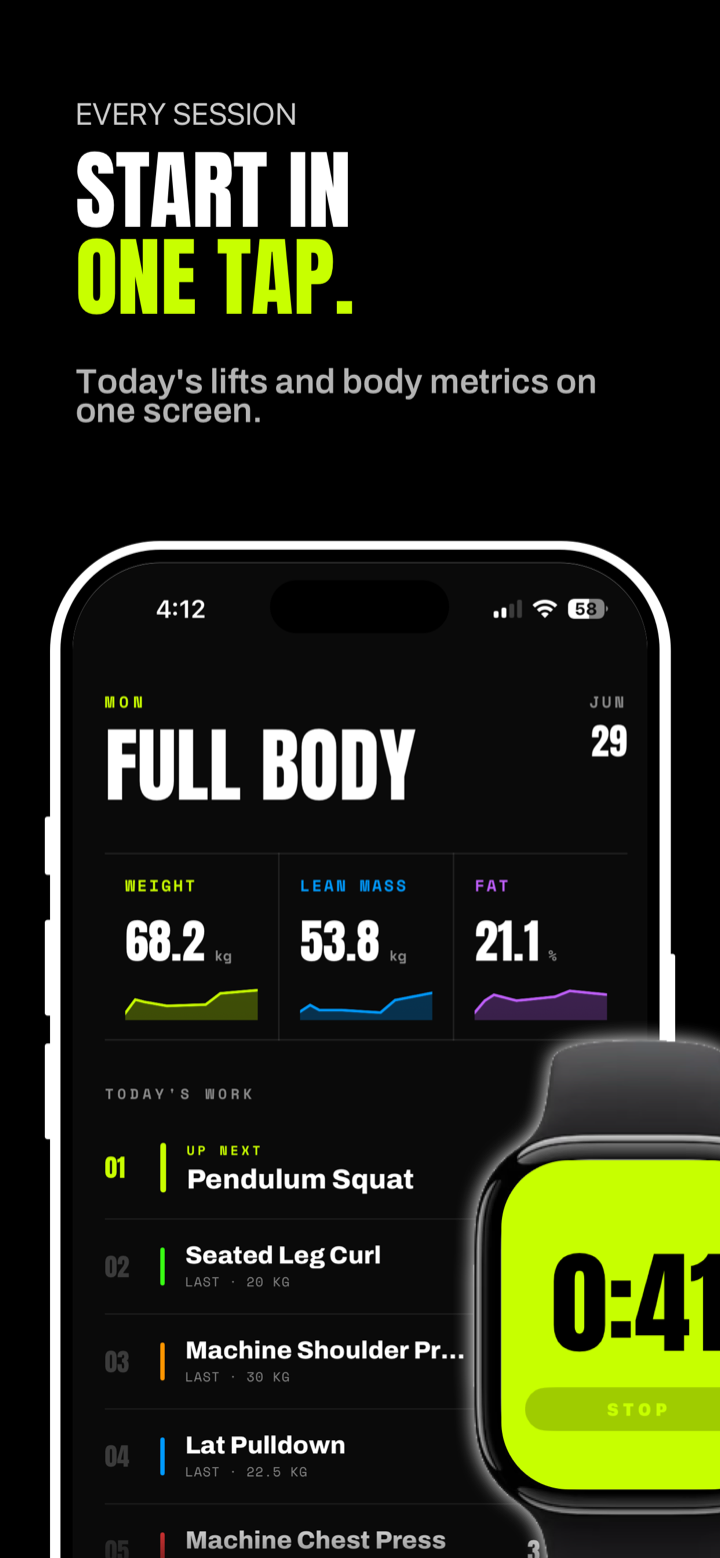 Solid · start in one tap